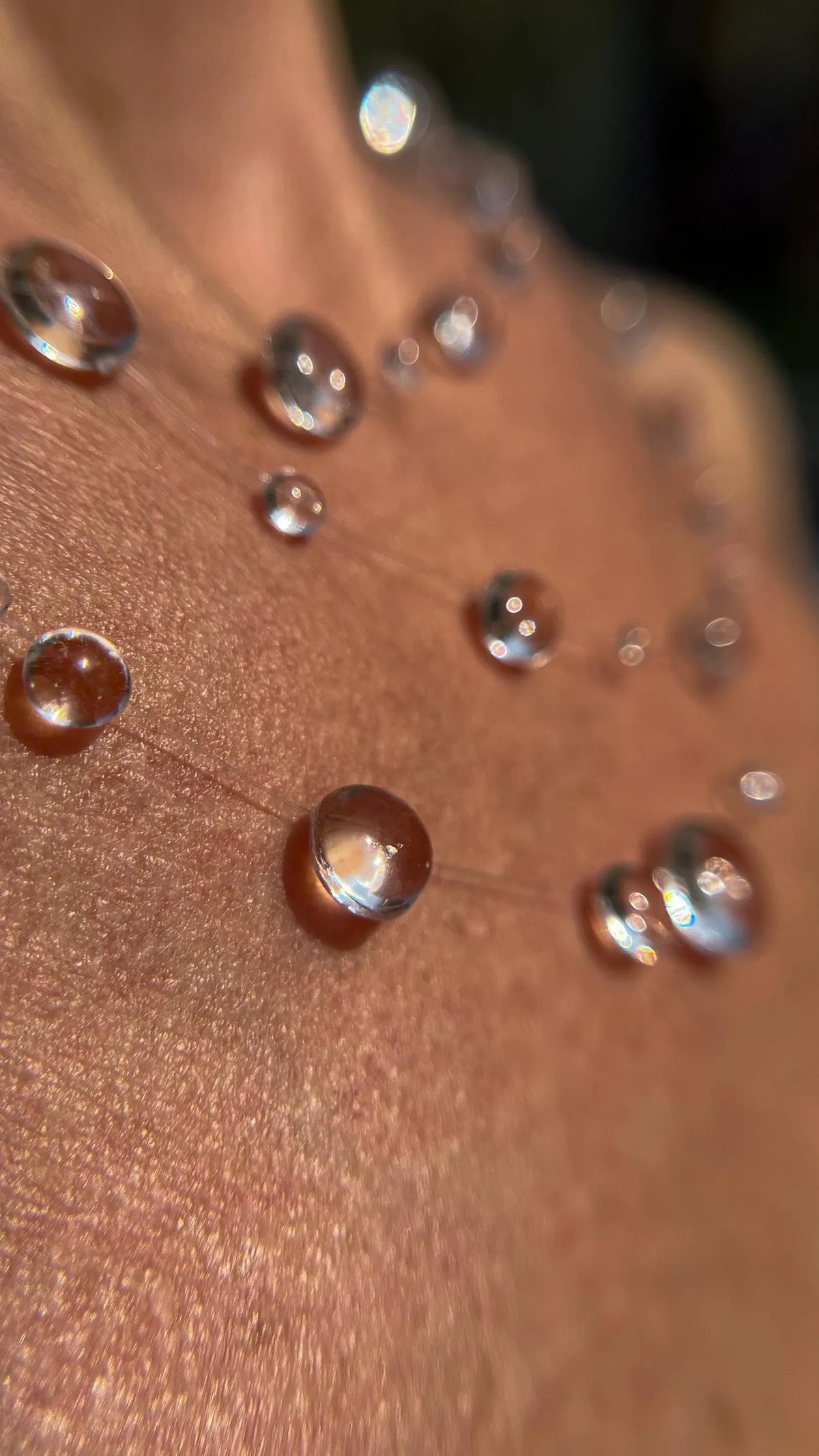 "Handmade"Enchanted Dewdrop Cascade Necklace – Delicate Crystal Rainfall Layered Necklace