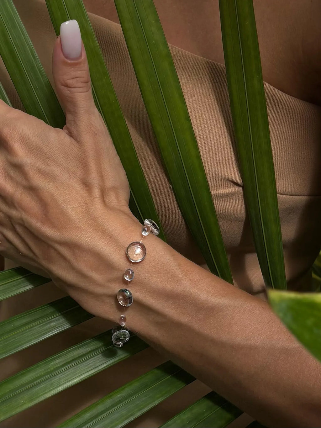 "Handmade"Celestia Dewdrop Hand Bracelet