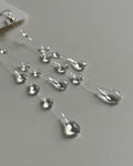 "Handmade"Ethereal Rainfall Crystal Drop Earrings