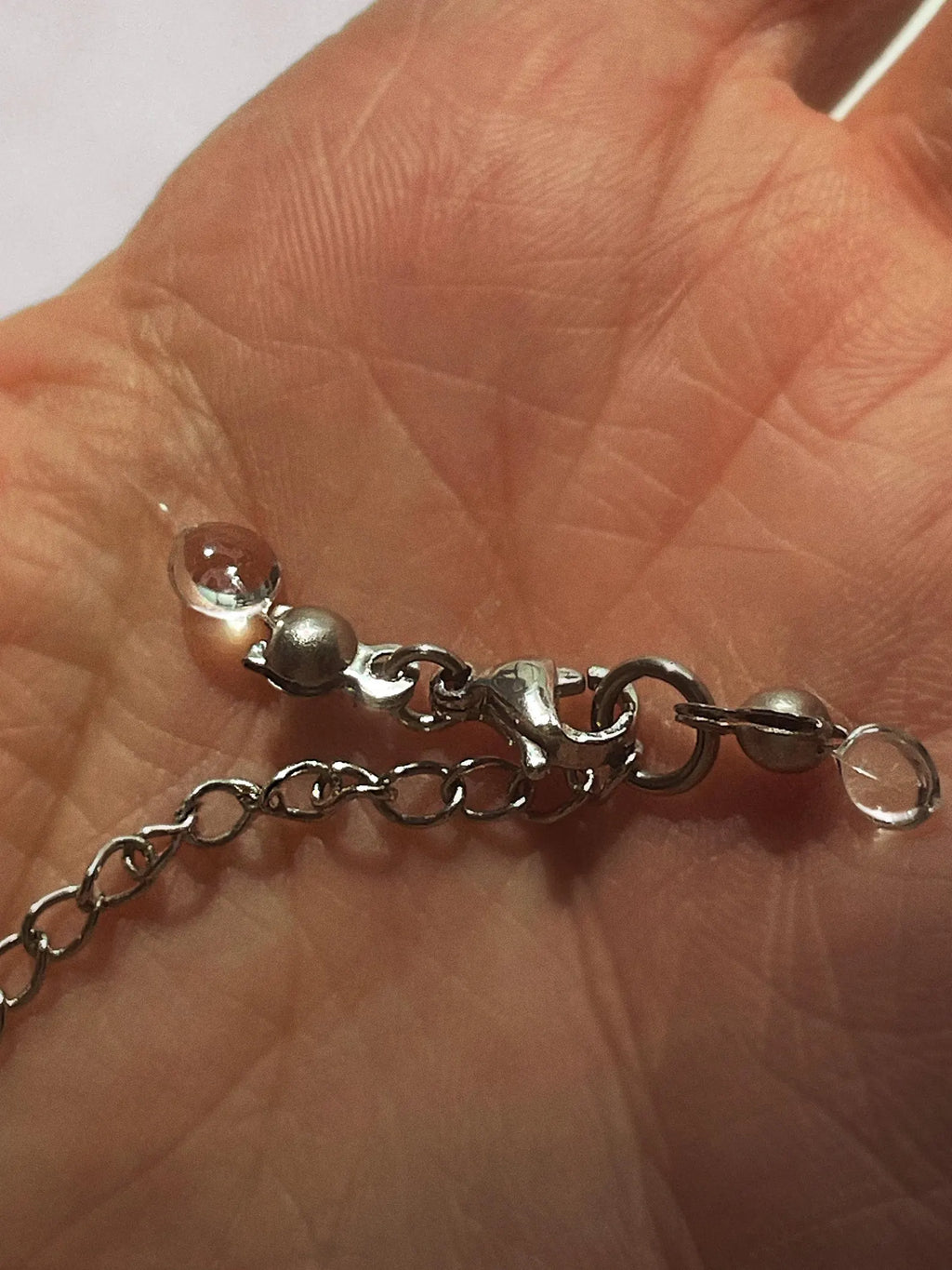 "Handmade" Crystal Raindrop Statement Choker | Clear Liquid Glass Jewelry