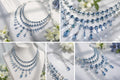 "Handmade"Frozen raindrops necklace